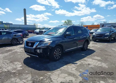 2013 Nissan Pathfinder Sl z USA, uszkodzony, nr VIN 5N1AR2MM6DC643665